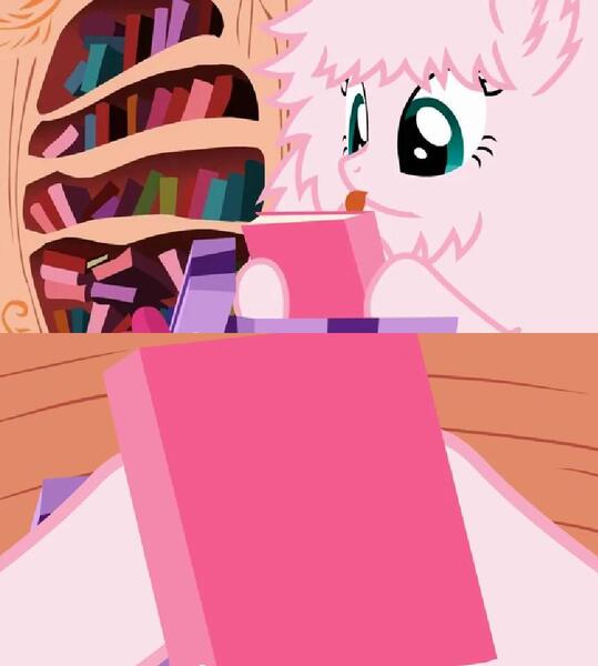 Size: 848x944 | Tagged: artist:mixermike622, book, book cover, book cover meme, derpibooru import, exploitable meme, meme, oc, oc:fluffle puff, safe, solo, template, unofficial characters only