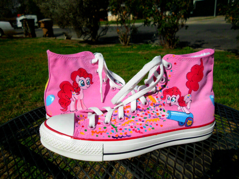 Size: 1500x1125 | Tagged: artist:seriouslysavage, clothes, converse, custom, derpibooru import, pinkie pie, safe, shoes