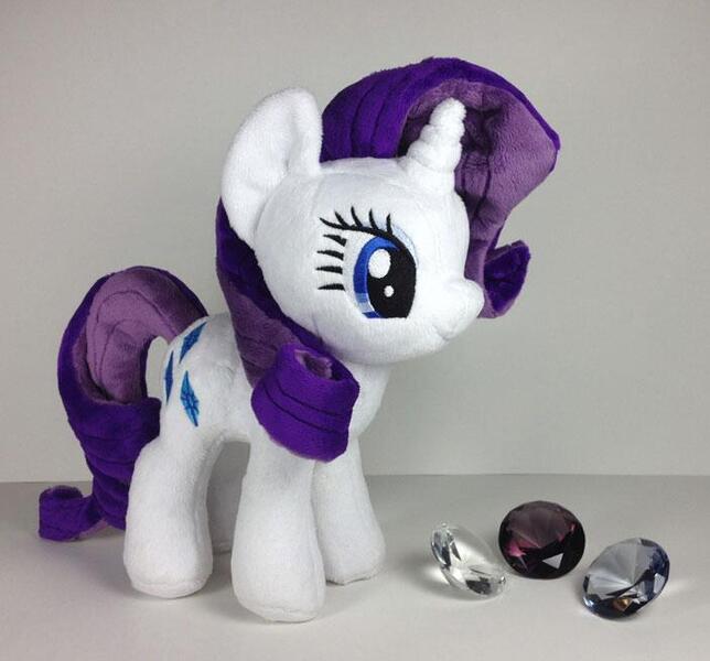 Size: 703x655 | Tagged: 4de, derpibooru import, irl, official, photo, plushie, rarity, safe