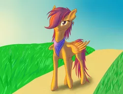 Size: 1700x1300 | Tagged: artist:vasillium, derpibooru import, safe, scootaloo, solo