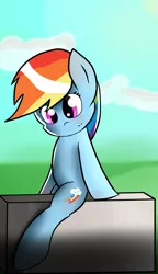 Size: 1193x2068 | Tagged: artist:v0calp0ny, derpibooru import, rainbow dash, safe, solo