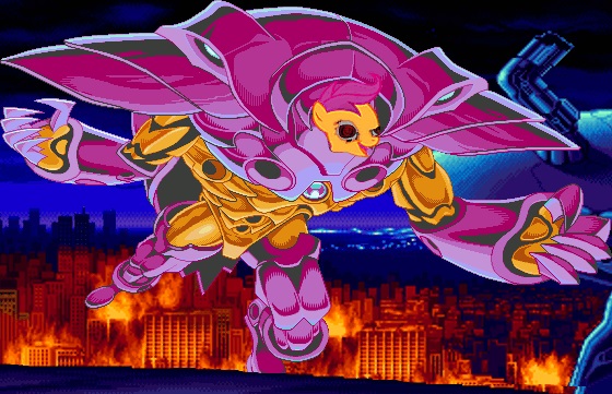 Size: 560x361 | Tagged: chickun, derpibooru import, exploitable meme, forced meme, marvel vs capcom, meme, onslaught, safe, scootaloo