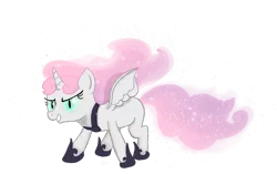 Size: 983x619 | Tagged: safe, artist:bubble-toes14, derpibooru import, sweetie belle, alicorn, pony, alicornified, nightmare sweetie belle, race swap, solo, sweetiecorn, this will end in tears