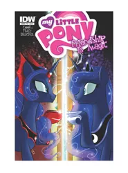 Size: 1360x1836 | Tagged: artist:amy mebberson, cover, derpibooru import, evil luna, hot topic, idw, magic mirror, mirror universe, princess luna, safe, spoiler:comic