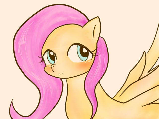 Size: 640x480 | Tagged: safe, artist:hebibox, derpibooru import, fluttershy, pixiv, solo