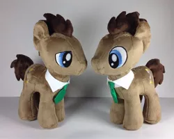 Size: 734x588 | Tagged: 4de, derpibooru import, doctor whooves, irl, photo, plushie, safe, time turner, twitter