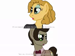 Size: 1024x768 | Tagged: artist:biosonic100, derpibooru import, doctor who, doctor whooves, eleventh doctor, ponified, river song, safe, time turner