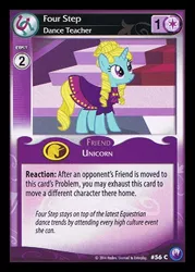 Size: 344x480 | Tagged: canterlot nights, ccg, derpibooru import, enterplay, four step, marey fetlock, safe, solo