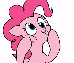 Size: 679x577 | Tagged: safe, artist:silver1kunai, derpibooru import, pinkie pie, earth pony, pony, :p, animated, cute, derp, diapinkes, female, floppy ears, gif, goofy, mare, ponk, puffy cheeks, silly, silly pony, simple background, smiling, solo, squishy cheeks, tongue out, white background