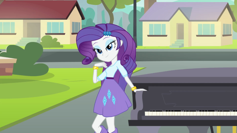 Size: 1440x810 | Tagged: safe, derpibooru import, screencap, rarity, equestria girls, player piano, rainbow rocks, solo