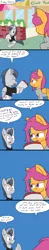 Size: 800x4044 | Tagged: safe, artist:jake heritagu, derpibooru import, rumble, scootaloo, pony, comic:ask motherly scootaloo, alternate hairstyle, bouquet, clothes, comic, date, dialogue, female, flower, hairpin, male, motherly scootaloo, nervous, rumbloo, shipping, straight, suit, sweat, sweatshirt, tumblr