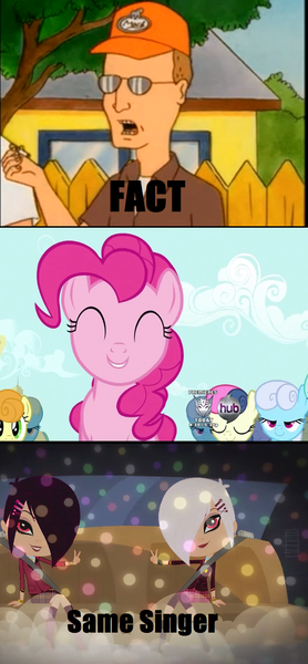 Size: 1036x2240 | Tagged: biskit twins, dale gribble, derpibooru import, exploitable meme, fact, hair over one eye, king of the hill, littlest pet shop, meme, pinkie pie, safe, same voice actor, screencap, shannon chan-kent, smiling, twice as cute