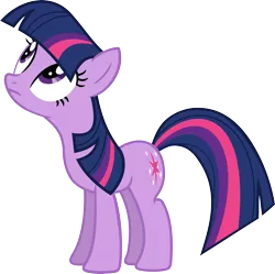 Size: 3488x3472 | Tagged: dead source, safe, artist:porygon2z, derpibooru import, twilight sparkle, earth pony, pony, the return of harmony, earth pony twilight, high res, race swap, simple background, solo, transparent background, vector