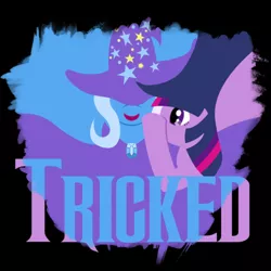 Size: 500x500 | Tagged: artist:novanator, crossover, derpibooru import, ponified, safe, trixie, twilight sparkle, welovefine, wicked