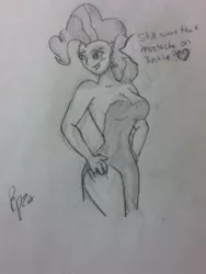 Size: 720x960 | Tagged: artist:popisbin, breasts, busty pinkie pie, crossover, dan vs, derpibooru import, fanfic, female, human, humanized, jessica rabbit, monochrome, pinkie pie, solo, solo female, suggestive, the wheel and the butterfly saga, who framed roger rabbit