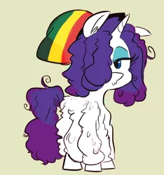 Size: 800x855 | Tagged: artist:herny, bridle gossip, derpibooru import, hairity, rarity, rasta, safe, solo