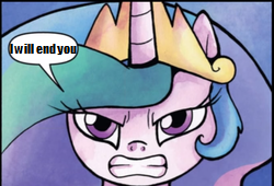 Size: 250x170 | Tagged: derpibooru import, exploitable meme, glarelestia, meme, princess celestia, safe, solo