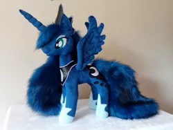 Size: 1024x768 | Tagged: artist:pinkamoone, derpibooru import, fluffy, irl, mane, photo, plushie, princess luna, safe, solo