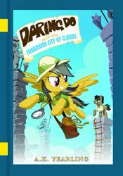 Size: 599x855 | Tagged: book, book cover, cover, daring do, daring do adventure collection, daring do and the forbidden city of clouds, derpibooru import, doctor caballeron, g.m. berrow, official, safe
