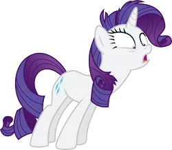 Size: 4595x4000 | Tagged: artist:jeatz-axl, bad future, d:, derpibooru import, for whom the sweetie belle toils, frown, insanity, leaning, looking down, marshmelodrama, messy mane, open mouth, rarity, safe, simple background, solo, transparent background, vector, wide eyes