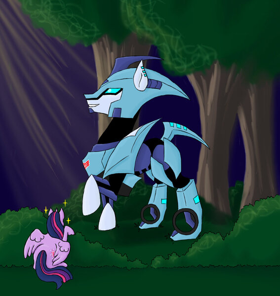 Size: 1024x1084 | Tagged: safe, artist:primushavemercy, derpibooru import, twilight sparkle, twilight sparkle (alicorn), ponified, alicorn, pony, blurr, crossover, female, mare, transformers, transformers animated