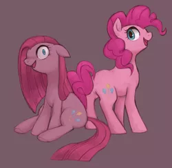 Size: 826x803 | Tagged: artist:kei05, derpibooru import, duality, pinkamena diane pie, pinkie pie, pixiv, safe, solo