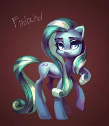 Size: 886x1024 | Tagged: safe, artist:holivi, derpibooru import, ponified, earth pony, pony, finland, nation ponies, solo