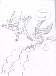 Size: 500x674 | Tagged: artist:toon-n-crossover, ask, askbigboyandrunt, batman, batman and robin, big boy the cloud gremlin, cloud gremlins, derpibooru import, monochrome, parody, read description, robin, runt the cloud gremlin, safe, tumblr