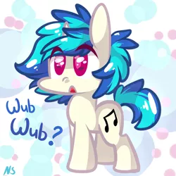 Size: 3000x3000 | Tagged: safe, artist:nekosnicker, derpibooru import, vinyl scratch, solo, wub