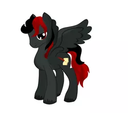 Size: 900x800 | Tagged: safe, artist:pedrohander, derpibooru import, oc, oc:dead ink, unofficial characters only, pegasus, pony, male, simple background, solo, stallion, vector, white background