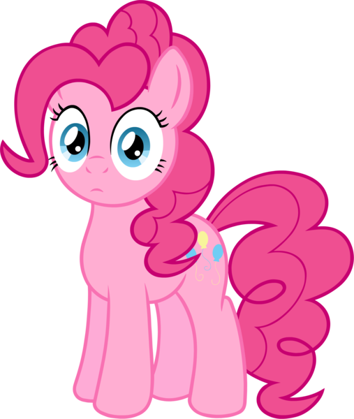 Size: 2436x2881 | Tagged: artist:wildtiel, derpibooru import, pinkie pie, safe, simple background, solo, stare, transparent background, vector