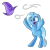 Size: 1000x1000 | Tagged: safe, artist:january3rd, derpibooru import, trixie, pony, belly button, bipedal, clothes, eyes on the prize, hat, open mouth, simple background, solo, transparent background, trixie's hat, underhoof, vector, wind
