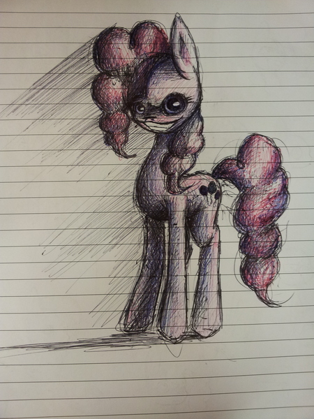 Size: 2448x3264 | Tagged: artist:tungstenbulb, derpibooru import, pinkie pie, safe, solo, traditional art