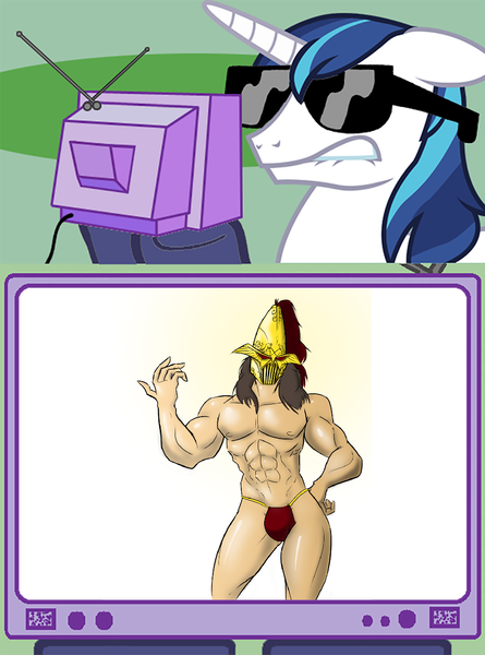 Size: 959x1294 | Tagged: adeptus custodes, alfa legion, crotch bulge, derpibooru import, exploitable meme, fab custodes, fabulous custodes, gay, if the emperor had a text-to-speech device, male, meme, muscles, obligatory pony, questionable, rogue trader, shining armor, the emperor's strippers, tv meme, warhammer 40k, warhammer (game)