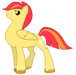 Size: 600x590 | Tagged: safe, artist:sakuyamon, derpibooru import, oc, oc:sunfire, unofficial characters only, pegasus, pony, simple background, solo, transparent background
