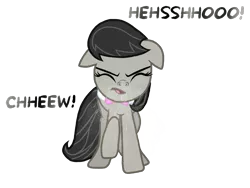 Size: 2048x1536 | Tagged: safe, artist:proponypal, derpibooru import, octavia melody, fetish, in face, mucus, sneezing, sneezing fetish, snot, solo, spray