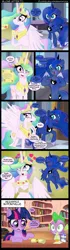Size: 1000x3550 | Tagged: safe, artist:coltsteelstallion, derpibooru import, princess celestia, princess luna, rarity, smarty pants, spike, twilight sparkle, comic:a love letter, blushing, comic, eyes closed, female, happy, heart, letter, love letter, magic, male, oh crap, open mouth, shipping, sparity, straight, this will end in tears, this will not end well, tower of pimps, uh oh