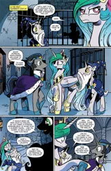 Size: 630x969 | Tagged: derpibooru import, good king sombra, idw, idw advertisement, king sombra, preview, princess celestia, princess dorklestia, safe, spoiler:comic, spoiler:comic19, star swirl the bearded