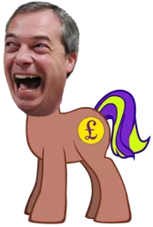 Size: 406x605 | Tagged: brexit, britain, derpibooru import, human, irl, irl human, nigel farage, nightmare fuel, photo, politics, ponified, quality, safe, solo, ukip, wat, what has science done