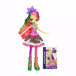 Size: 400x400 | Tagged: safe, derpibooru import, official, fluttershy, equestria girls, rainbow rocks, boots, clothes, doll, neon rainbow rocks, skirt, solo, toy