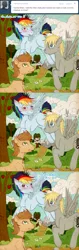 Size: 502x1592 | Tagged: artist:tinuleaf, ask, ask rainbow dash family, blushing, comic, derpibooru import, oc, oc:mirage, oc:sunrise brisk, oc:sun seed, offspring, parent:applejack, parent:caramel, parent:derpy hooves, parent:doctor whooves, parent:rainbow dash, parents:carajack, parents:doctorderpy, parent:soarin', parents:soarindash, safe, sweet apple acres, tumblr, unofficial characters only