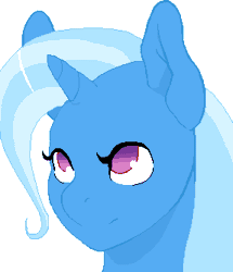 Size: 287x334 | Tagged: safe, artist:oops, derpibooru import, trixie, pony, unicorn, animated, blinking, explicit source, female, mare, solo