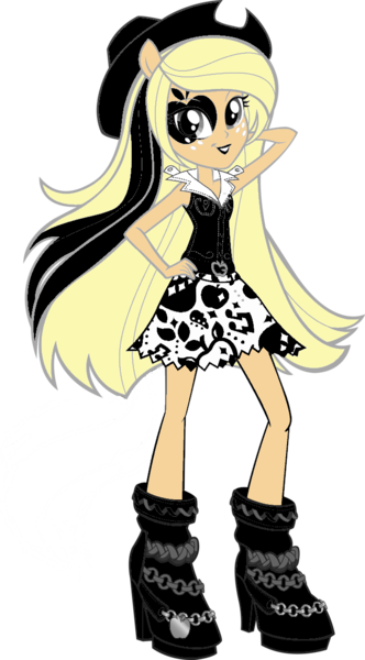 Size: 665x1202 | Tagged: safe, artist:thrashhead97, derpibooru import, applejack, equestria girls, simple background, solo, transparent background, vector