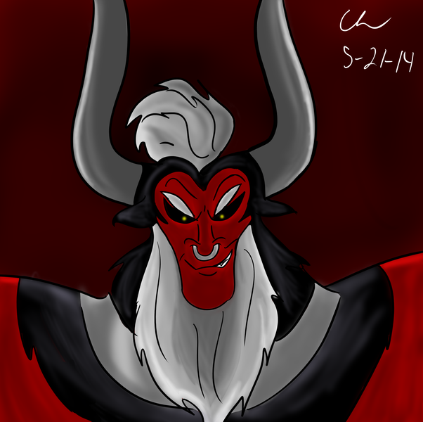 Size: 2388x2380 | Tagged: artist:chchcartoons, derpibooru import, lord tirek, safe, solo