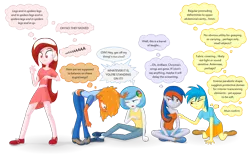 Size: 2880x1800 | Tagged: safe, artist:parallaxmlp, derpibooru import, oc, oc:google chrome, oc:internet explorer, unofficial characters only, equestria girls, browser ponies, computer, equestria girls-ified, firefox, google chrome, humanized, internet explorer, opera, safari, spider web
