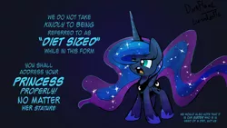 Size: 3000x1688 | Tagged: artist:darkflame75, lunadoodle, princess luna, safe, solo