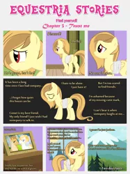 Size: 1800x2409 | Tagged: safe, artist:estories, derpibooru import, oc, oc:alice goldenfeather, oc:golden jewel, unofficial characters only, comic:find yourself, comic