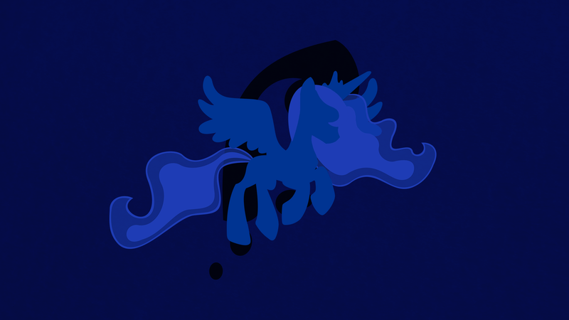 Size: 1920x1080 | Tagged: artist:apertureninja, artist:draikjack, artist:parclytaxel, cutie mark, derpibooru import, minimalist, princess luna, safe, solo, vector, wallpaper