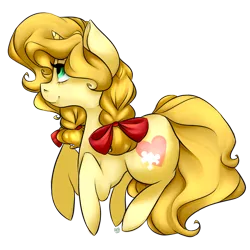 Size: 1024x1024 | Tagged: safe, artist:grandifloru, derpibooru import, oc, oc:vive, unofficial characters only, bow, hair bow, simple background, solo, transparent background