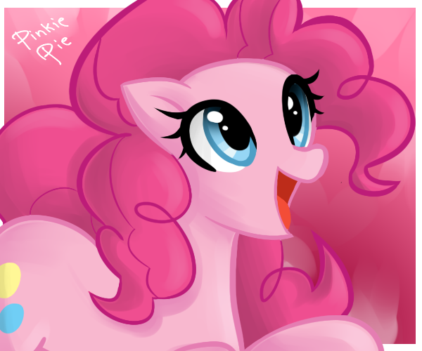 Size: 600x500 | Tagged: artist:tezitikil, derpibooru import, pinkie pie, safe, solo